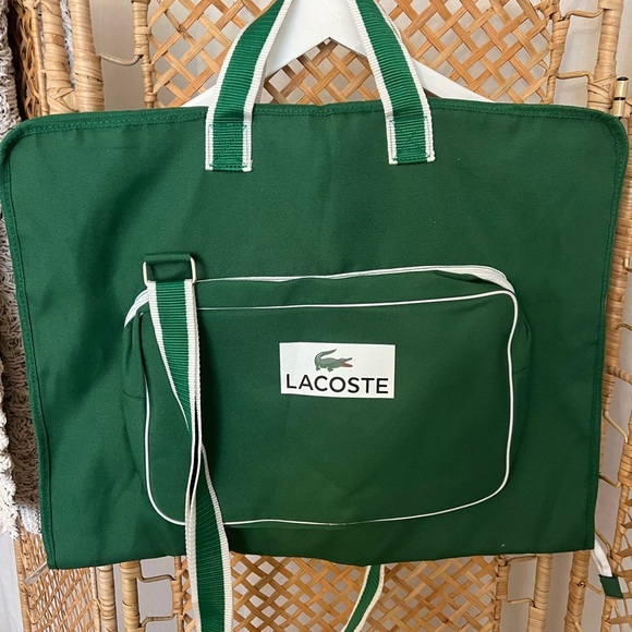 Lacoste Other - Lacoste Travel Garment Zippered & carry weekender bag travel luggage